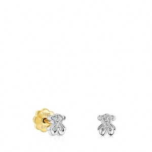 Tous Baby Tous Small Women's Earrings 18k Gold | DQT408653 | Usa