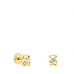 Tous Baby Tous Small Women's Earrings 18k Gold | HVZ803652 | Usa