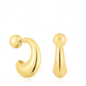 Tous Balloon Hoop Women's Earrings 18k Gold | LCJ497132 | Usa