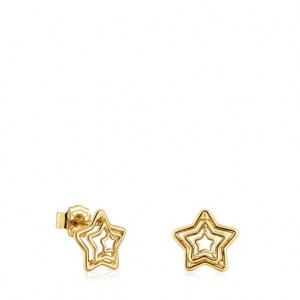 Tous Bickie Small Women's Earrings 18k Gold | QKF582031 | Usa