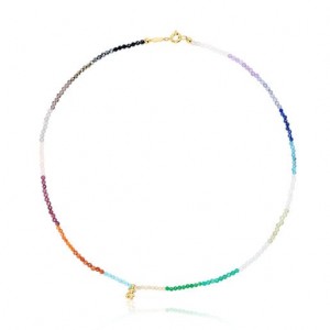 Tous Bold Bear Short Women's Necklaces 18k Gold | HVF127036 | Usa