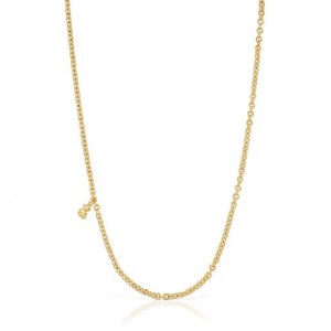 Tous Bold Bear Short Women's Necklaces 18k Gold | RIT143879 | Usa