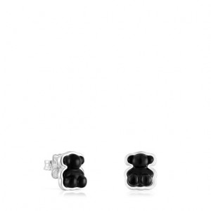 Tous Bold Bear Small Women's Earrings Silver | ERC281637 | Usa