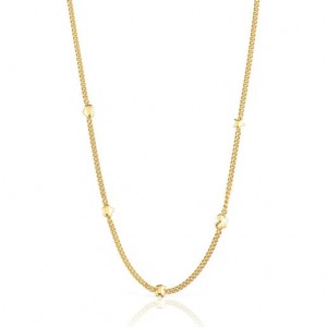 Tous Bold Motif Short Women's Necklaces 18k Gold | JRV264508 | Usa