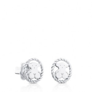 Tous Camee Small Women's Earrings Silver | UPW690823 | Usa