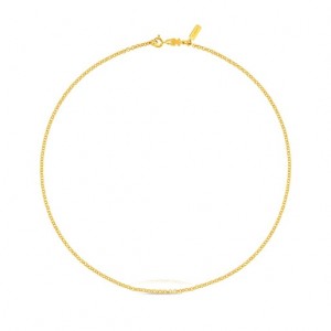 Tous Choker Chains Women's Necklaces 18k Gold | RYW217364 | Usa
