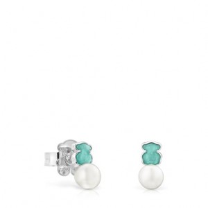 Tous Color Pearl Women's Earrings Silver | LBI764385 | Usa