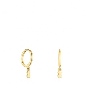 Tous Cool Joy Hoop Women's Earrings 18k Gold | YLS631205 | Usa