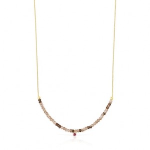 Tous Cool Joy Short Women's Necklaces 18k Gold | TJL364209 | Usa
