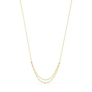 Tous Cool Joy Short Women's Necklaces 18k Gold | WYK279356 | Usa