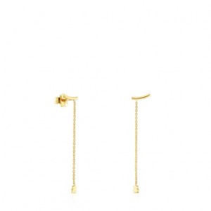 Tous Cool Joy Women's Earrings 18k Gold | QZG658923 | Usa