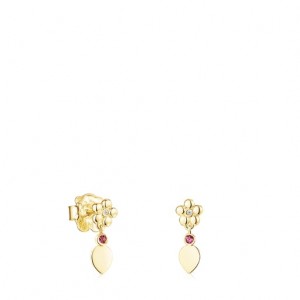 Tous Fragile Nature Women's Earrings 18k Gold | BXK048375 | Usa