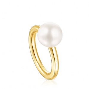 Tous Gloss Small Women's Rings 18k Gold | LSU302815 | Usa