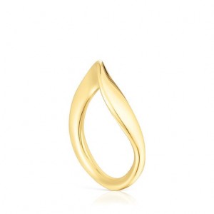 Tous Gregal Small Women's Rings 18k Gold | CEN398674 | Usa