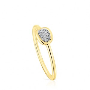 Tous Hav Small Women's Rings 18k Gold | YVH576984 | Usa