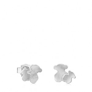 Tous Hill Small Women's Earrings Silver | IXJ860952 | Usa