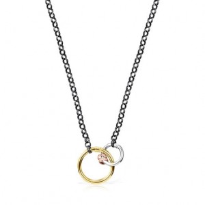 Tous Hold Short Women's Necklaces 18k Gold | DOY453786 | Usa