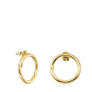 Tous Hold Women's Earrings 18k Gold | XMH810542 | Usa