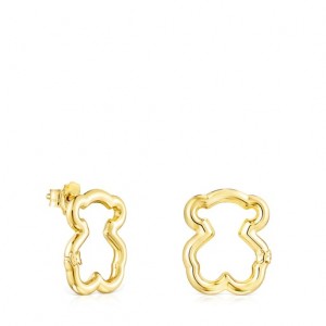 Tous Hold Women's Earrings 18k Gold | XPU419635 | Usa