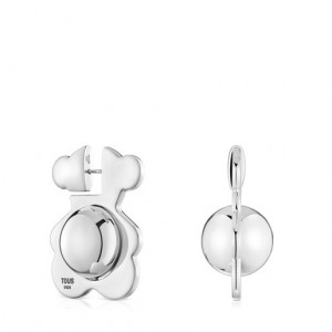 Tous I-bear Pearl Women's Earrings Silver | JQZ042635 | Usa