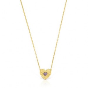 Tous Iris Motif Short Women's Necklaces 18k Gold | IPN649185 | Usa