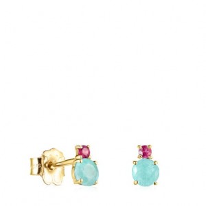 Tous Ivette Small Women's Earrings 18k Gold | UDJ186053 | Usa