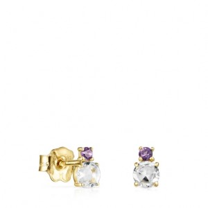 Tous Ivette Small Women's Earrings 18k Gold | IGD635082 | Usa