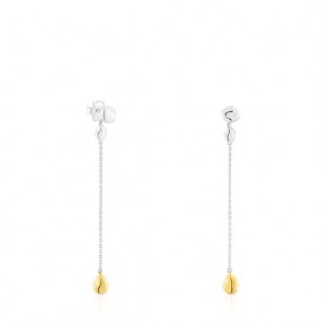 Tous Joy Bits Long Women's Earrings 18k Gold | LXF241086 | Usa