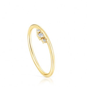 Tous Les Classiques Diamond Women's Rings 18k Gold | XRO637428 | Usa