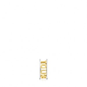 Tous Logo Ear Cuff Women's Earrings 18k Gold | VTF643985 | Usa