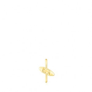 Tous Lure Ear Cuff Women's Earrings 18k Gold | OTJ716420 | Usa