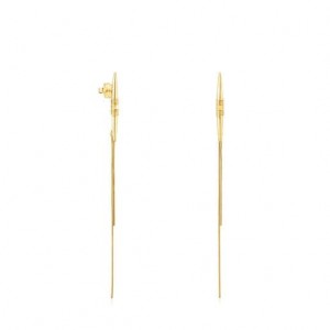 Tous Lure Long Women's Earrings 18k Gold | OWQ253608 | Usa