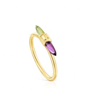 Tous Lure Small Women's Rings 18k Gold | QOE603918 | Usa