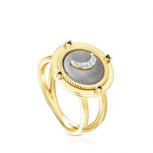 Tous Magic Nature Diamond Women's Rings 18k Gold | VDA143286 | Usa