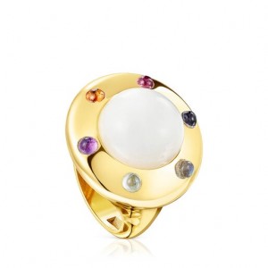 Tous Magic Nature Medium Women's Rings 18k Gold | CSU943782 | Usa