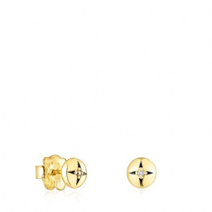 Tous Magic Nature Small Women's Earrings 18k Gold | BTI793218 | Usa