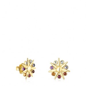 Tous Magic Nature Small Women's Earrings 18k Gold | IPJ092714 | Usa