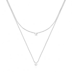 Tous Mini Icons Short Women's Necklaces Silver | UZM756210 | Usa