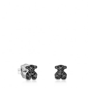 Tous Motif Small Women's Earrings Silver | LBW728604 | Usa