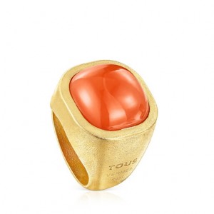 Tous Nattfall Medium Women's Rings 18k Gold | EHK617384 | Usa