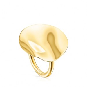 Tous Nenufar Medium Women's Rings 18k Gold | EFU956437 | Usa