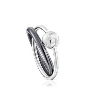 Tous Plump Medium Women's Rings Silver | UFH974120 | Usa