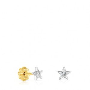 Tous Puppies Small Women's Earrings 18k Gold | OGM148736 | Usa