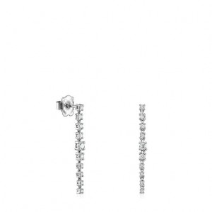 Tous Riviere Long Women's Earrings 18k Gold | LEG418975 | Usa