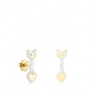 Tous San Valentín Women's Earrings 18k Gold | RDU841937 | Usa