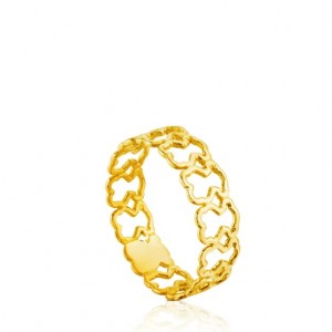 Tous Silueta Small Women's Rings 18k Gold | RDV817053 | Usa