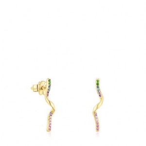 Tous St. Tropez Long Women's Earrings 18k Gold | DAV178230 | Usa