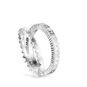 Tous Straight Medium Women's Rings Silver | MJK102365 | Usa