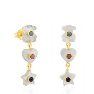 Tous Super Power Women's Earrings 18k Gold | FVE175692 | Usa