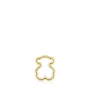 Tous Sweet Dolls Hoop Women's Earrings 18k Gold | GOS230415 | Usa